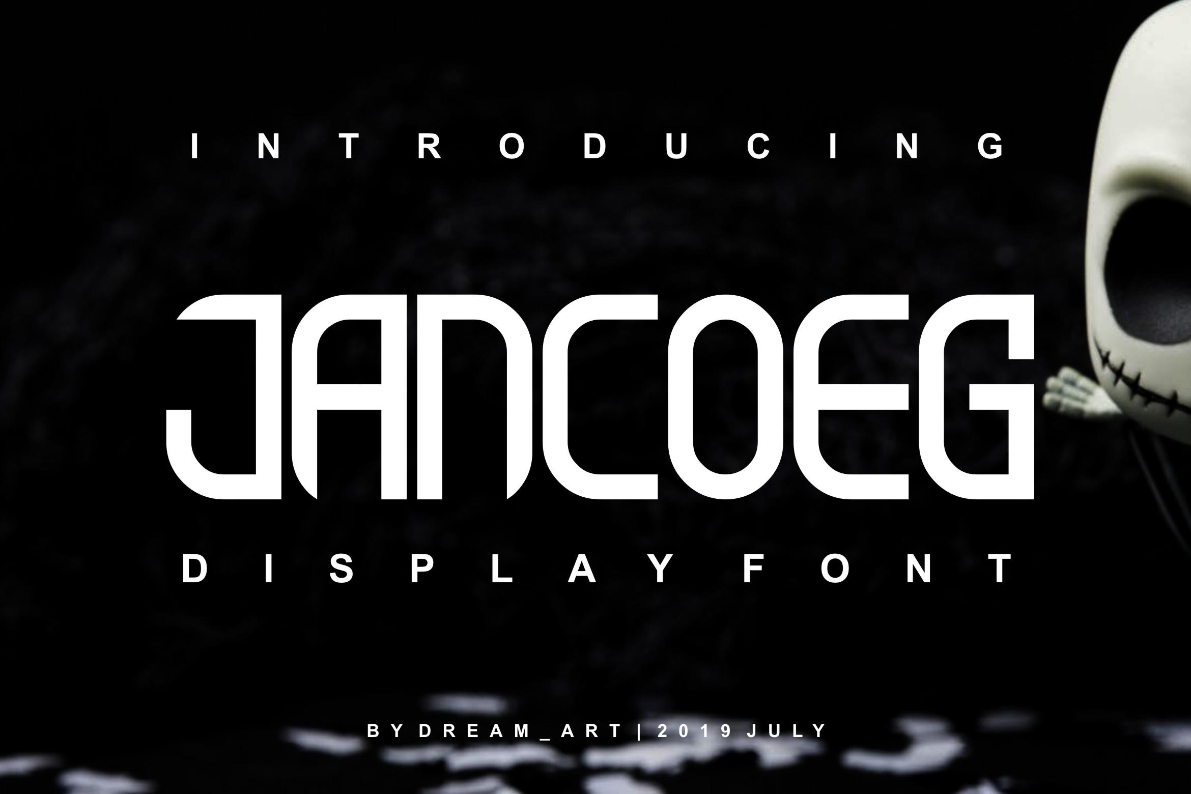 Jancoeg Font
