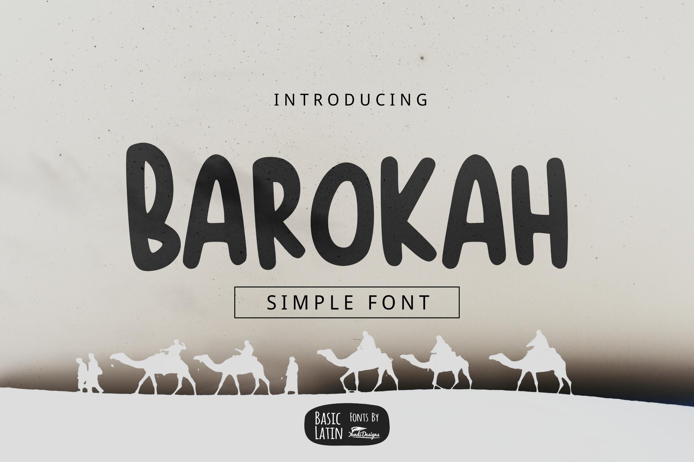 Barokah Font