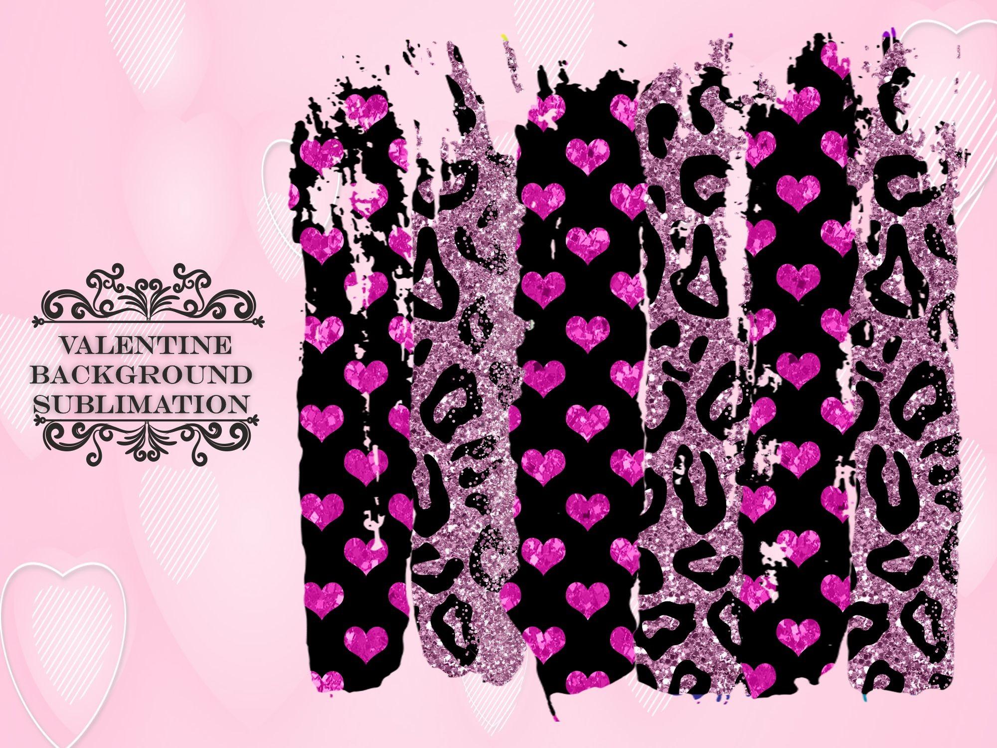 Background Valentine Sublimation