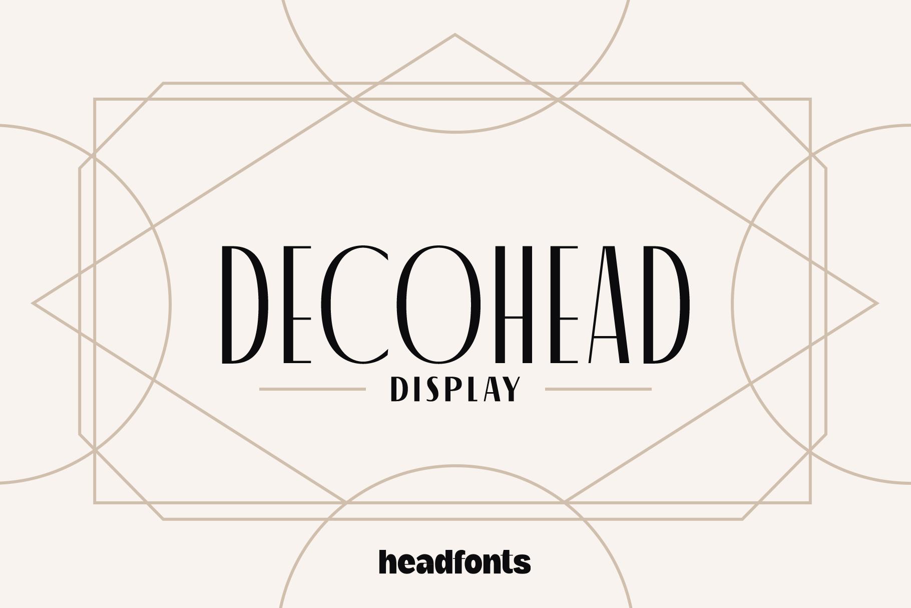 Decohead Font