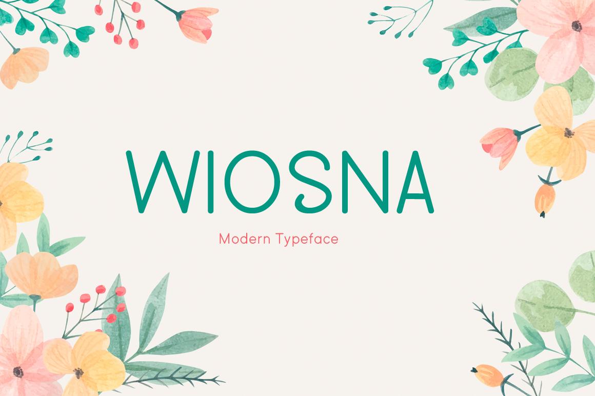 Wiosna Font