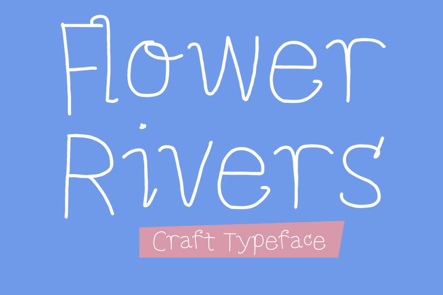 Flower Rivers Font