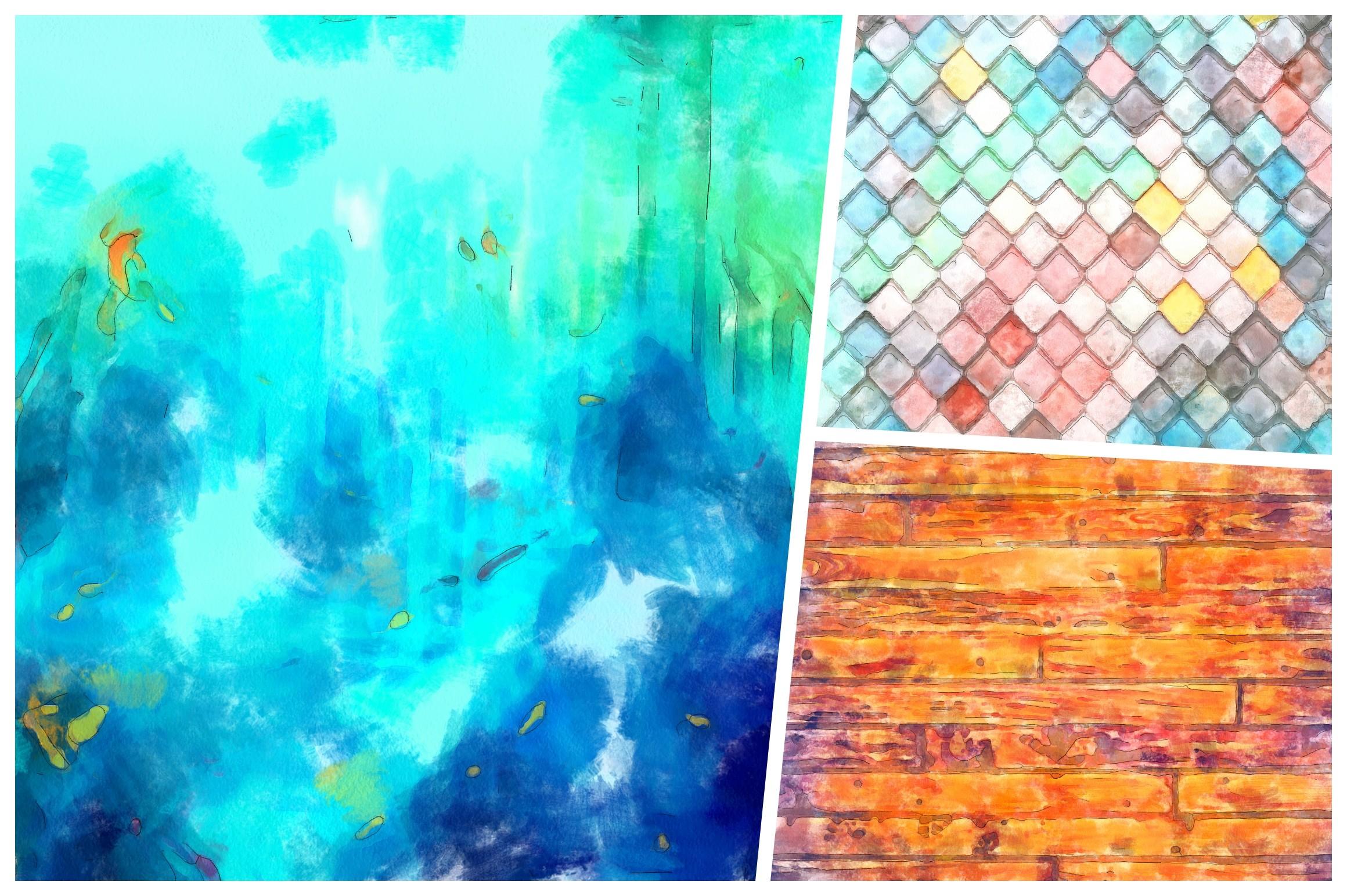 Watercolor Sublimation Texture