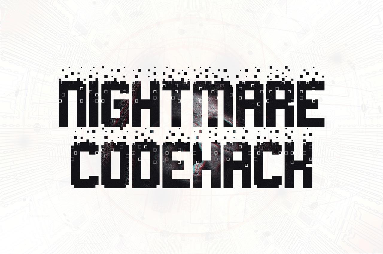 Nightmare Codehack Font