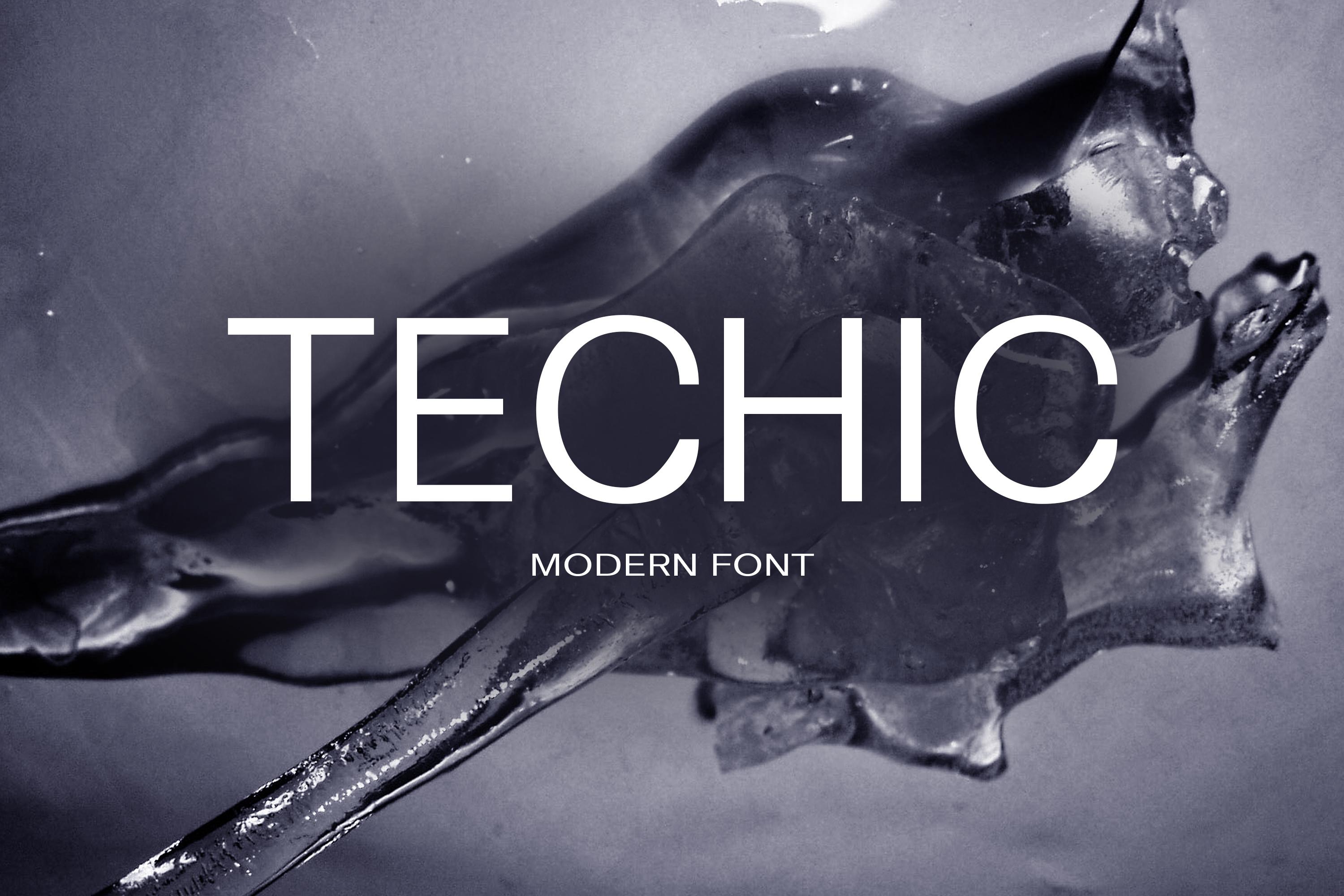 Techic Font