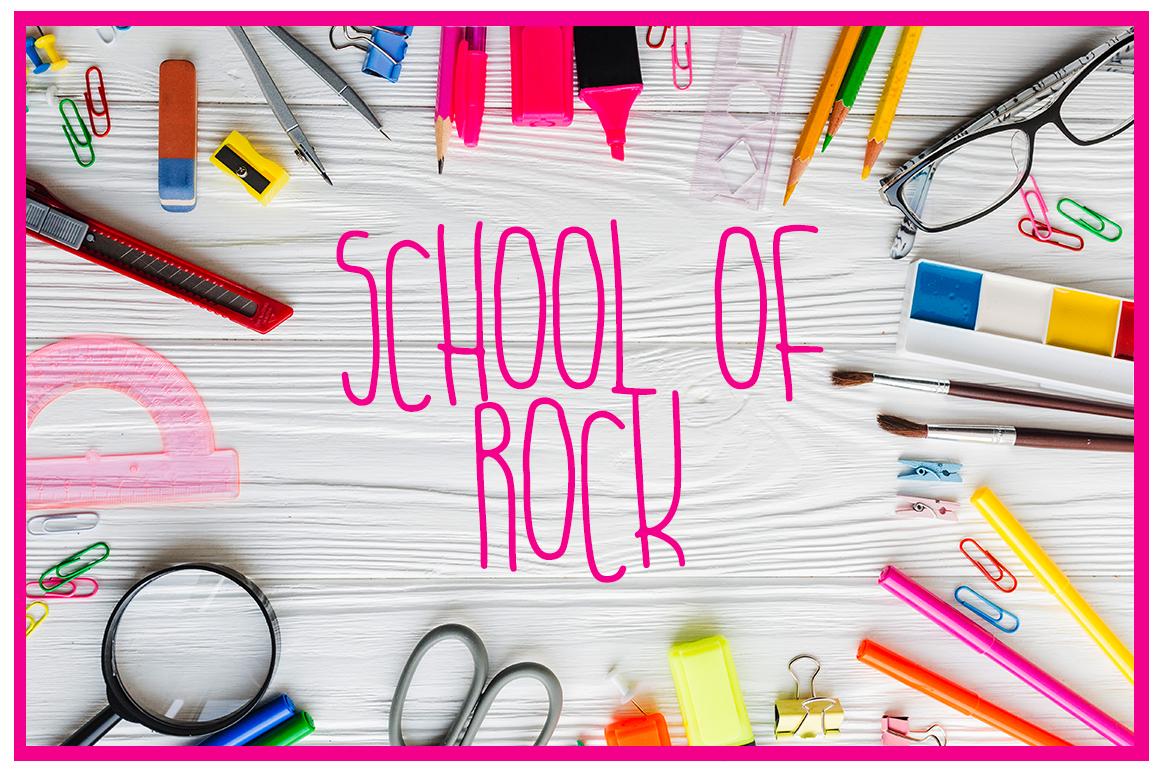 School of Rock Font