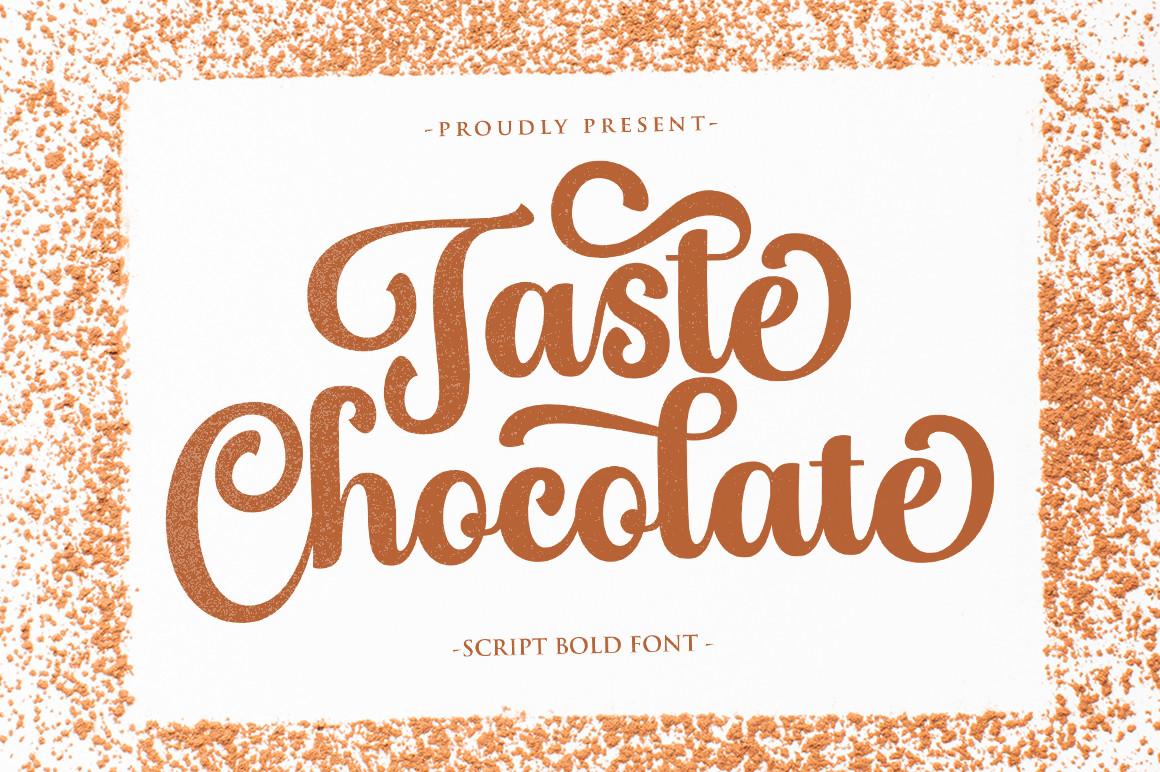 Taste Chocolate Font
