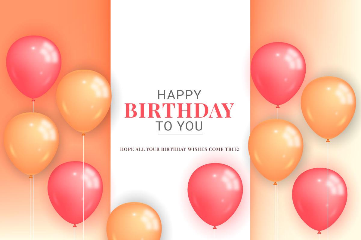 Happy Birthday Wish Background