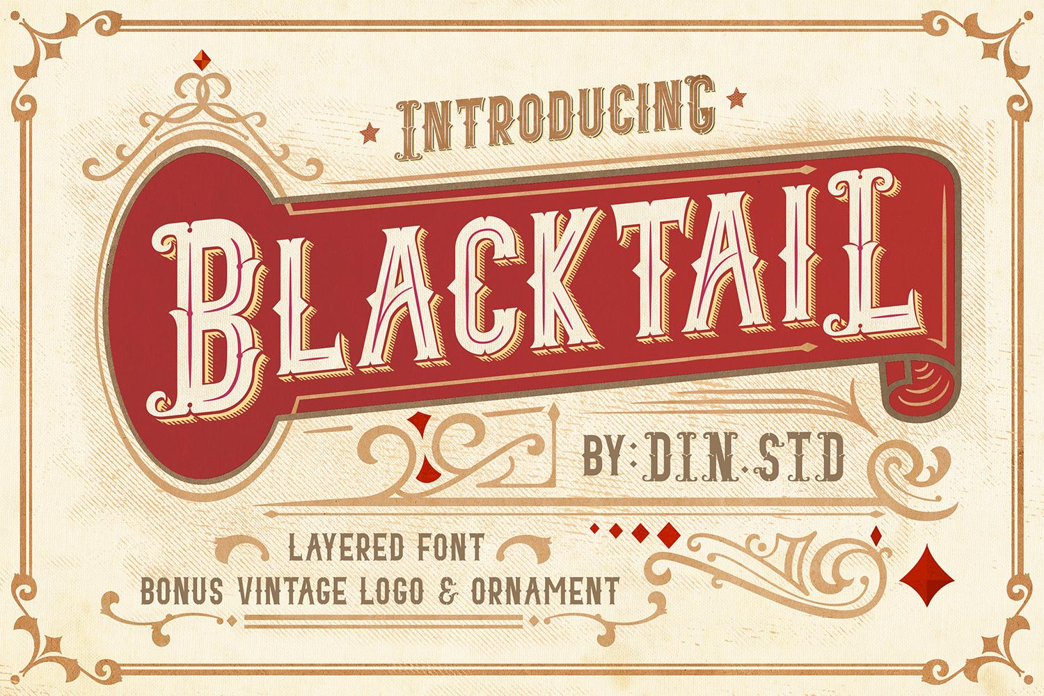 Blacktail Family Font