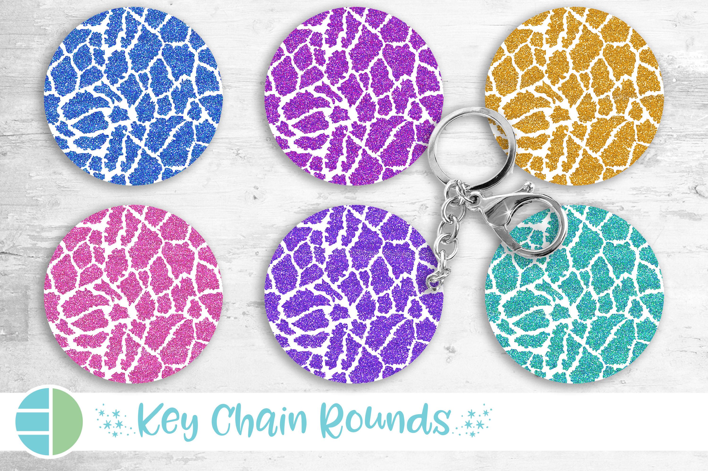 Giraffe Print Keychain Sublimation