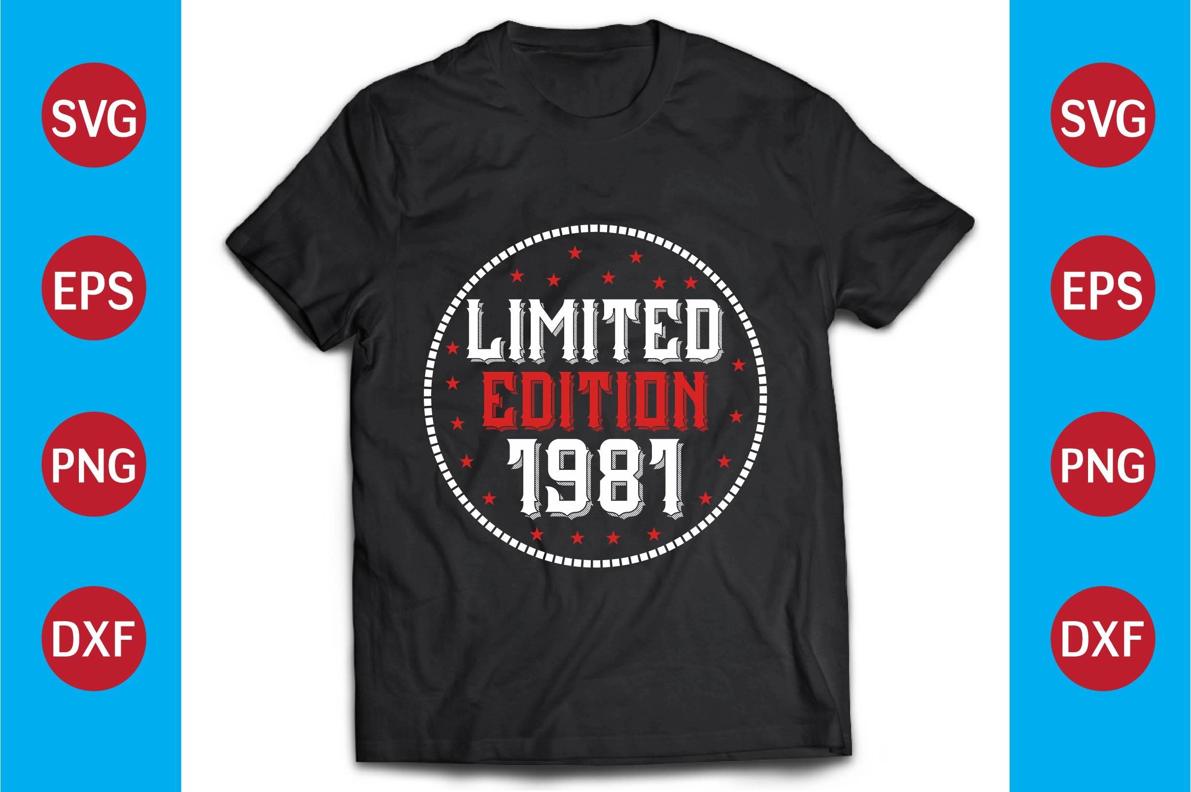 Limited Edition 1981   T-shirt Design