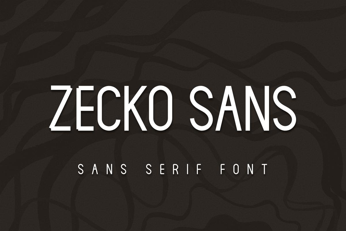 Zecko Sans Font