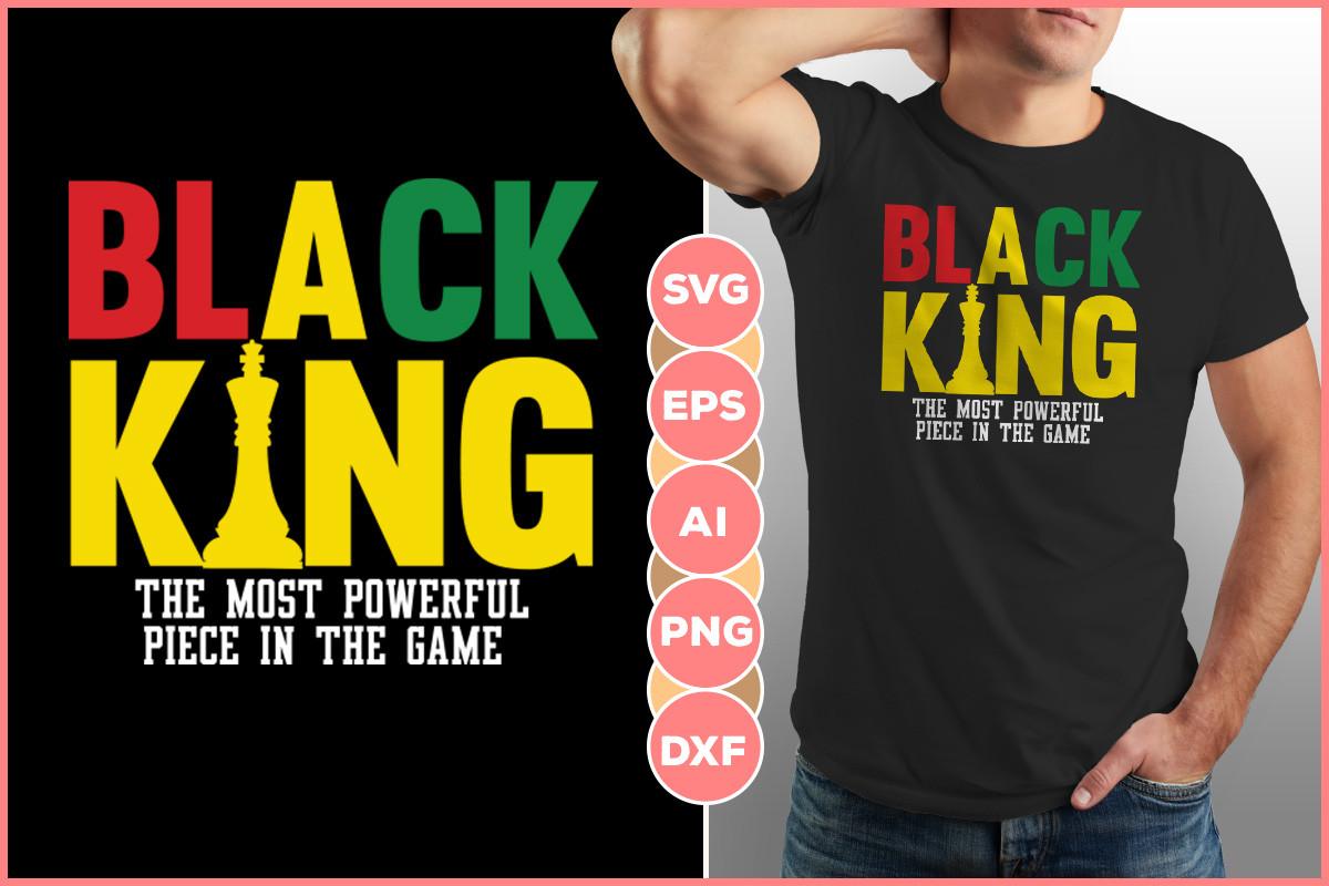 Black King the Most Powerful Design Svg