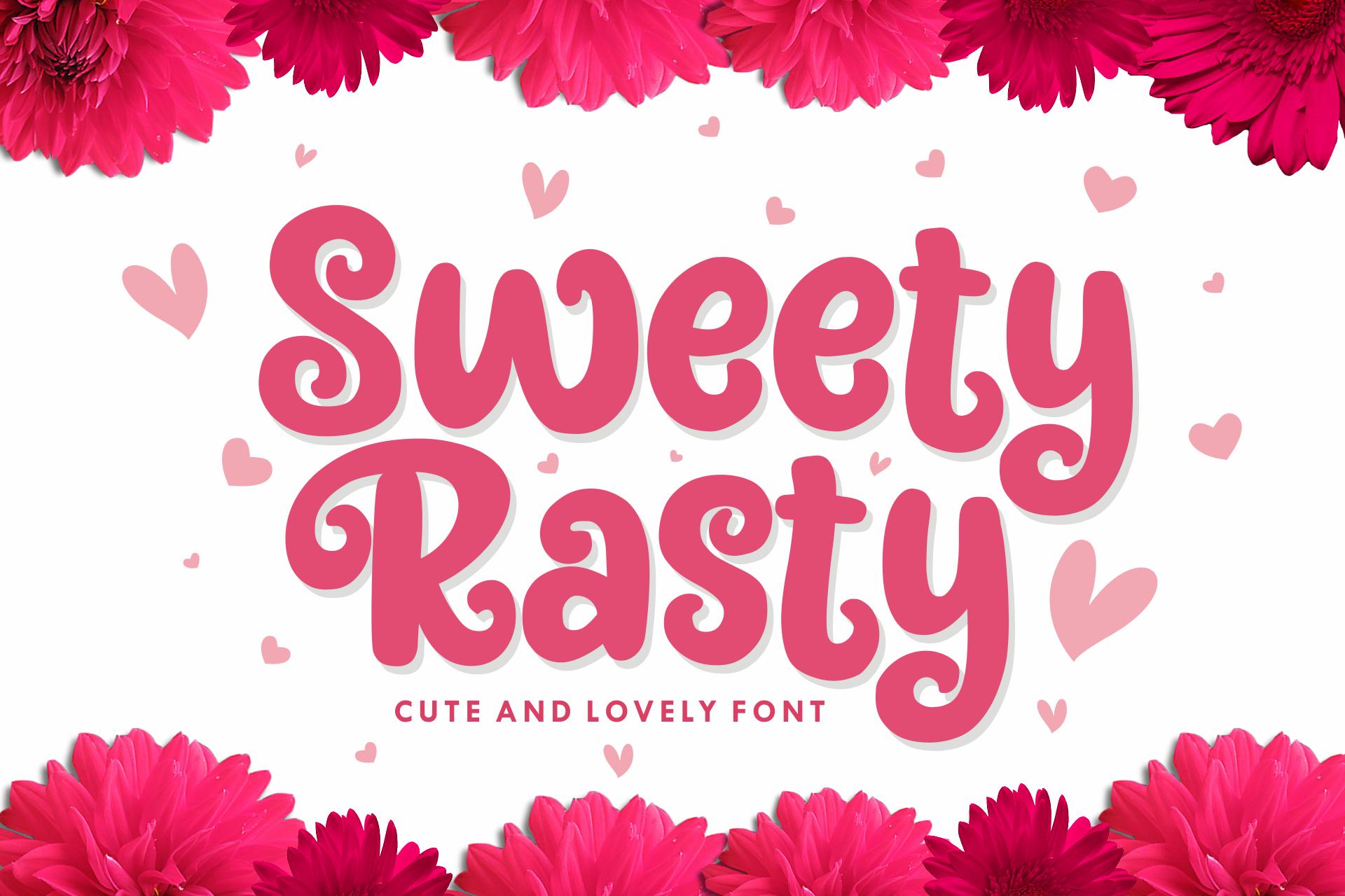 Sweety Rasty Font