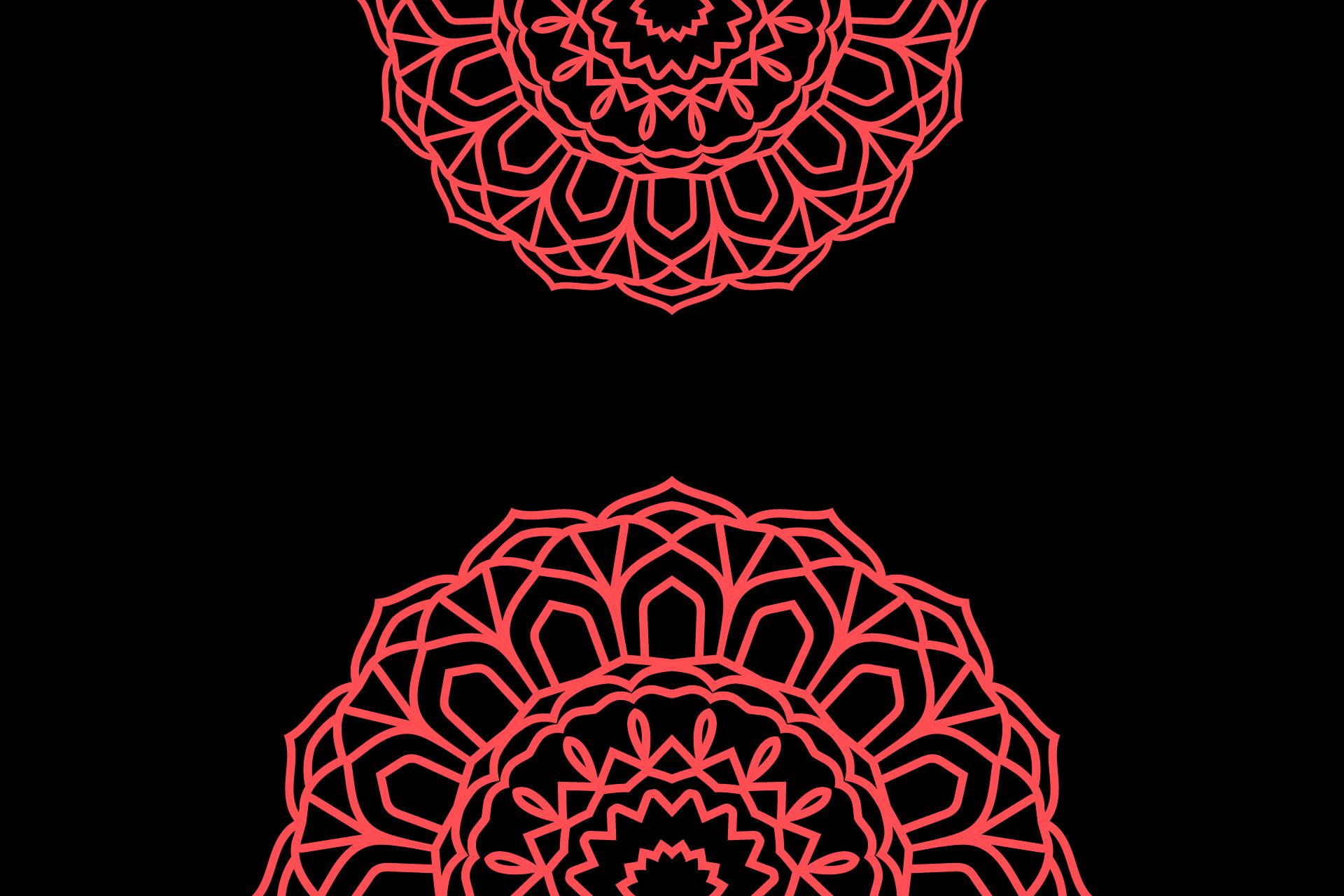 Flower Mandala Beauty Background