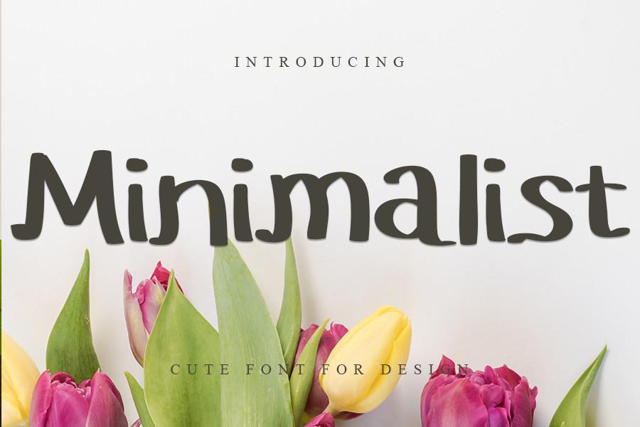 Minimalist Font