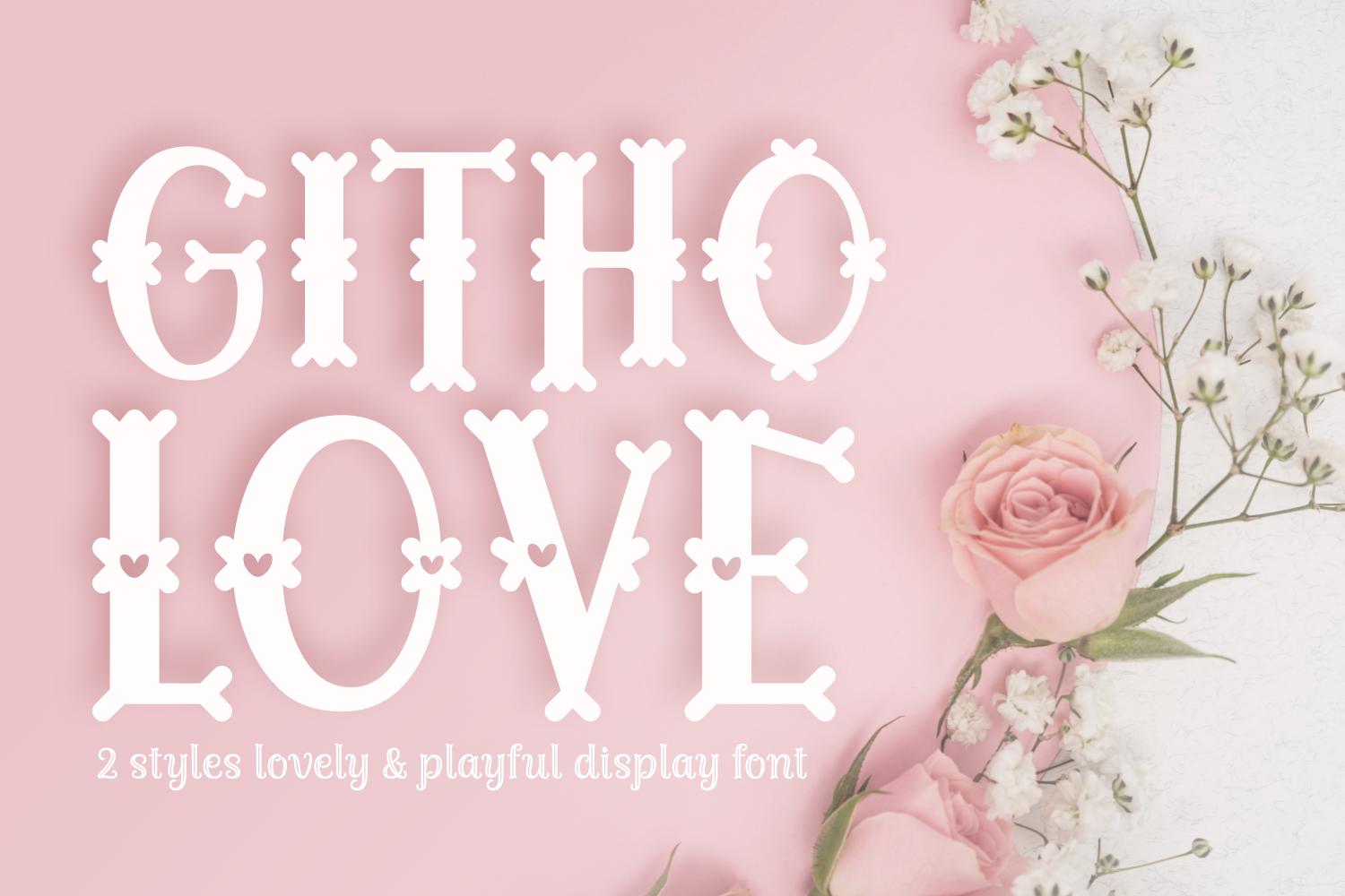 Githo Love Font