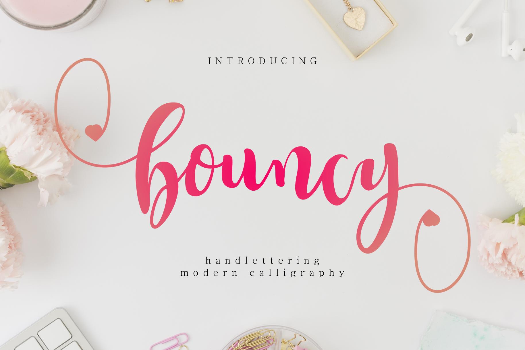 Bouncy Font