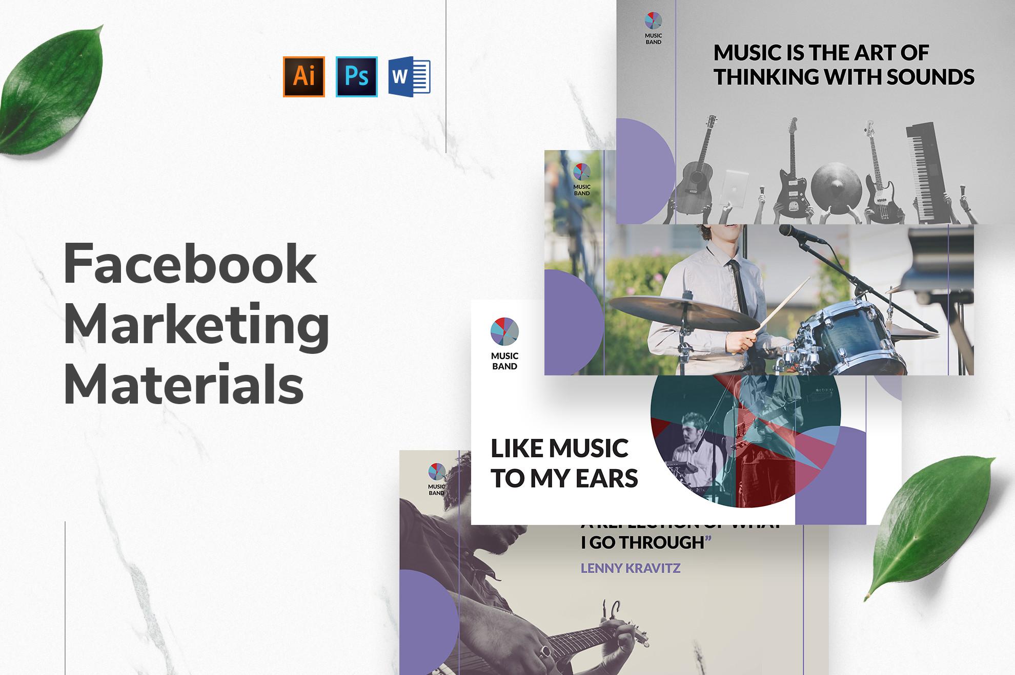 Music Band Facebook Templates