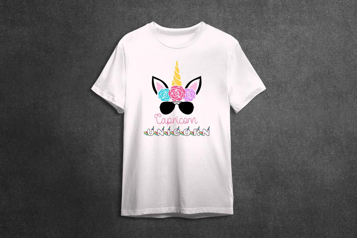 Capricorn Unicorn Birthday SVG Files