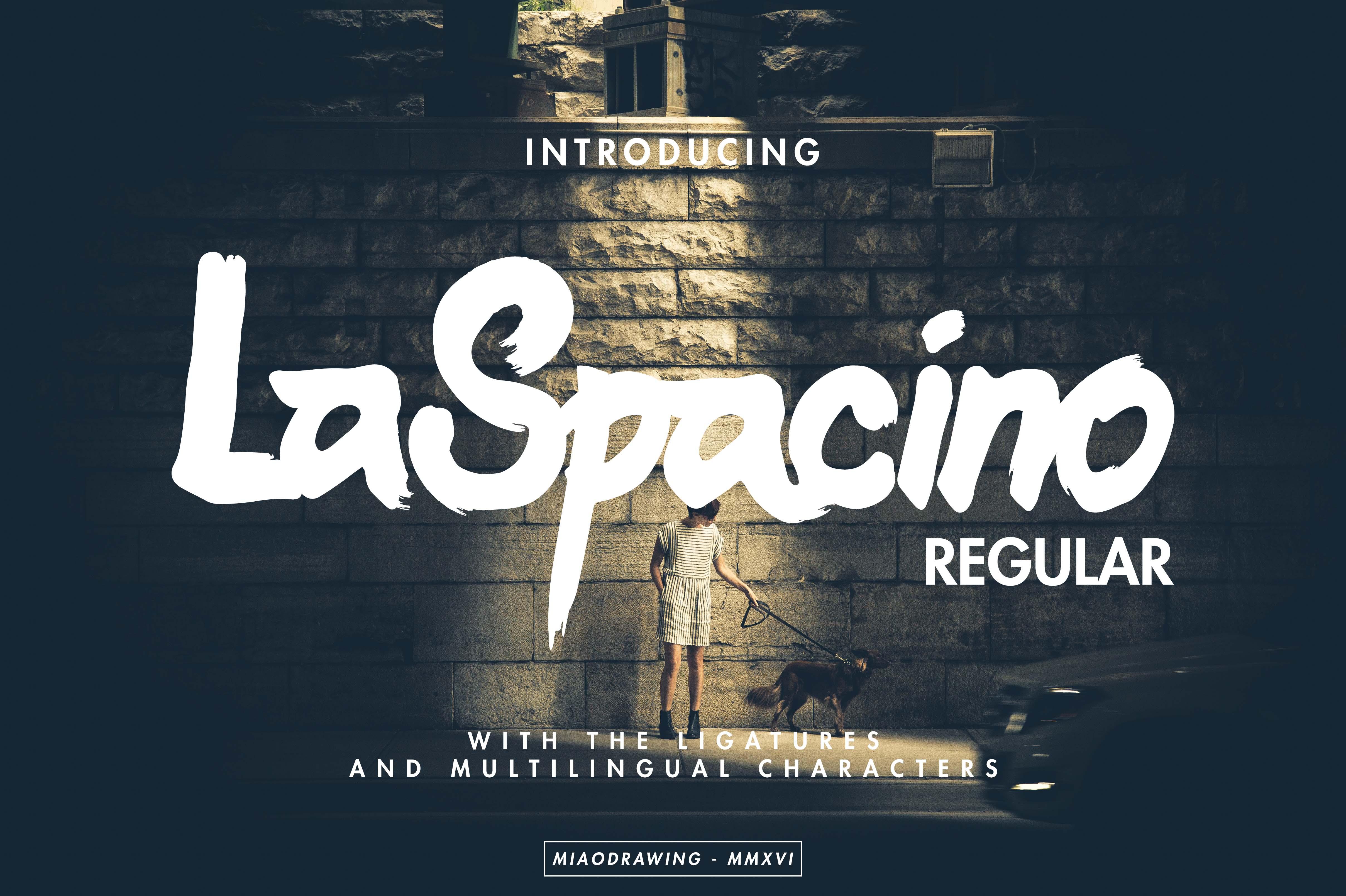 LaSpacino Typeface Font