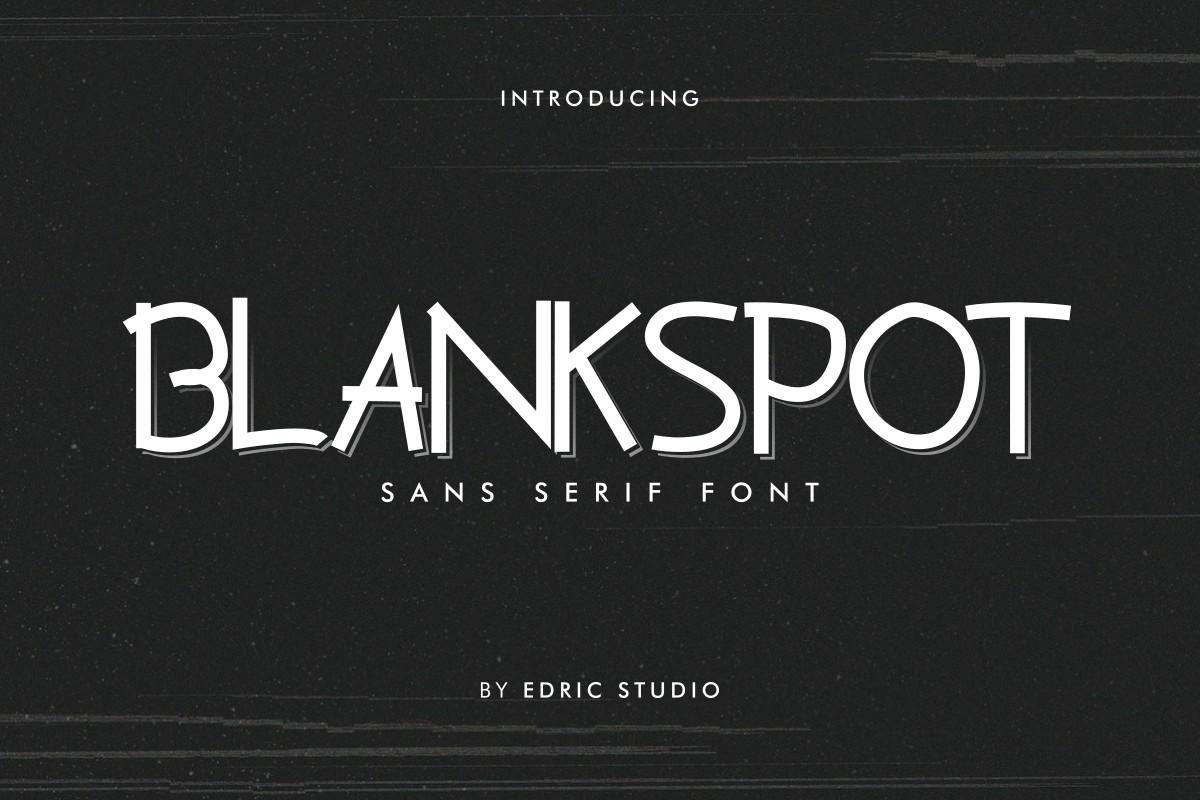 Blankspot Font