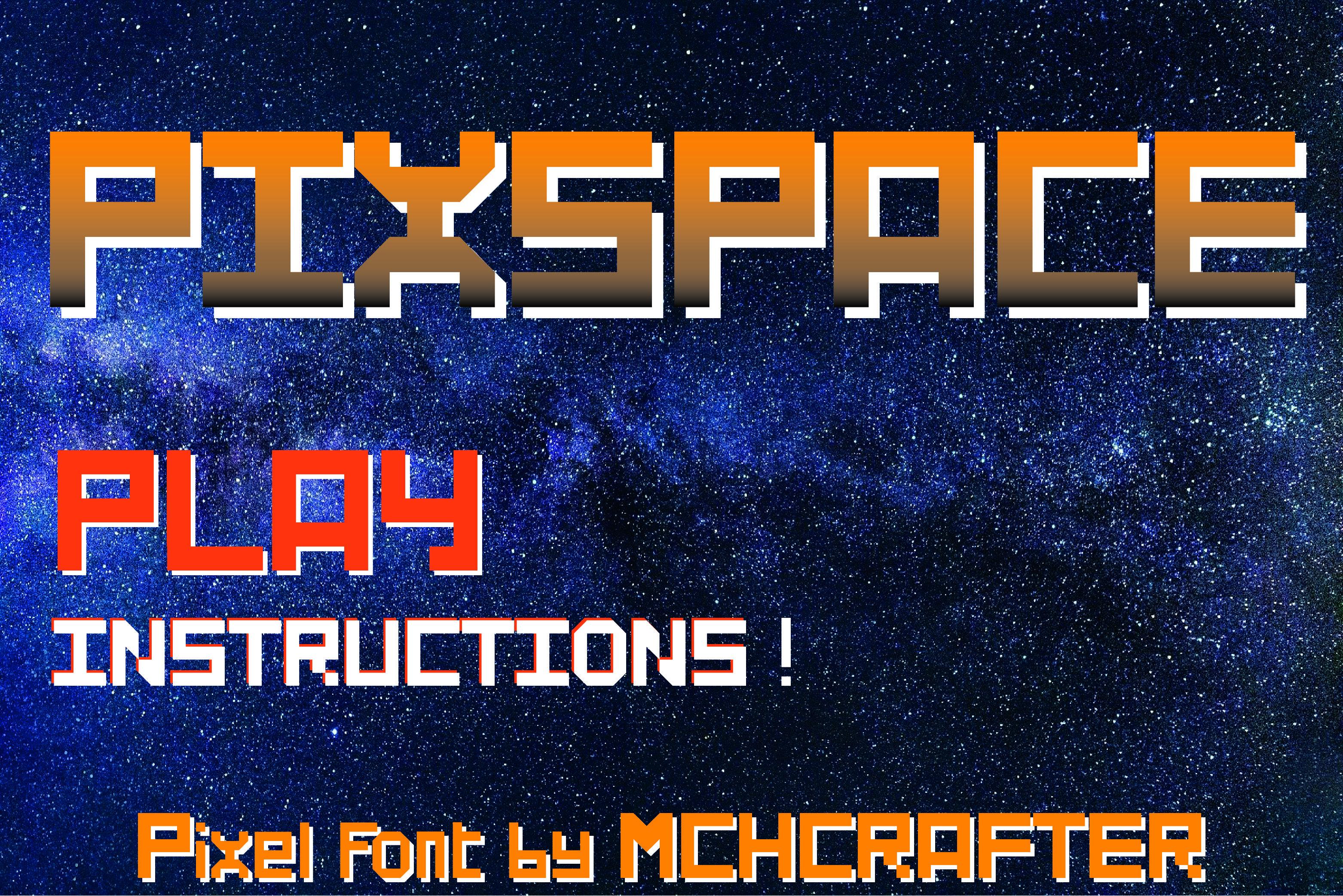 Pixspace Font