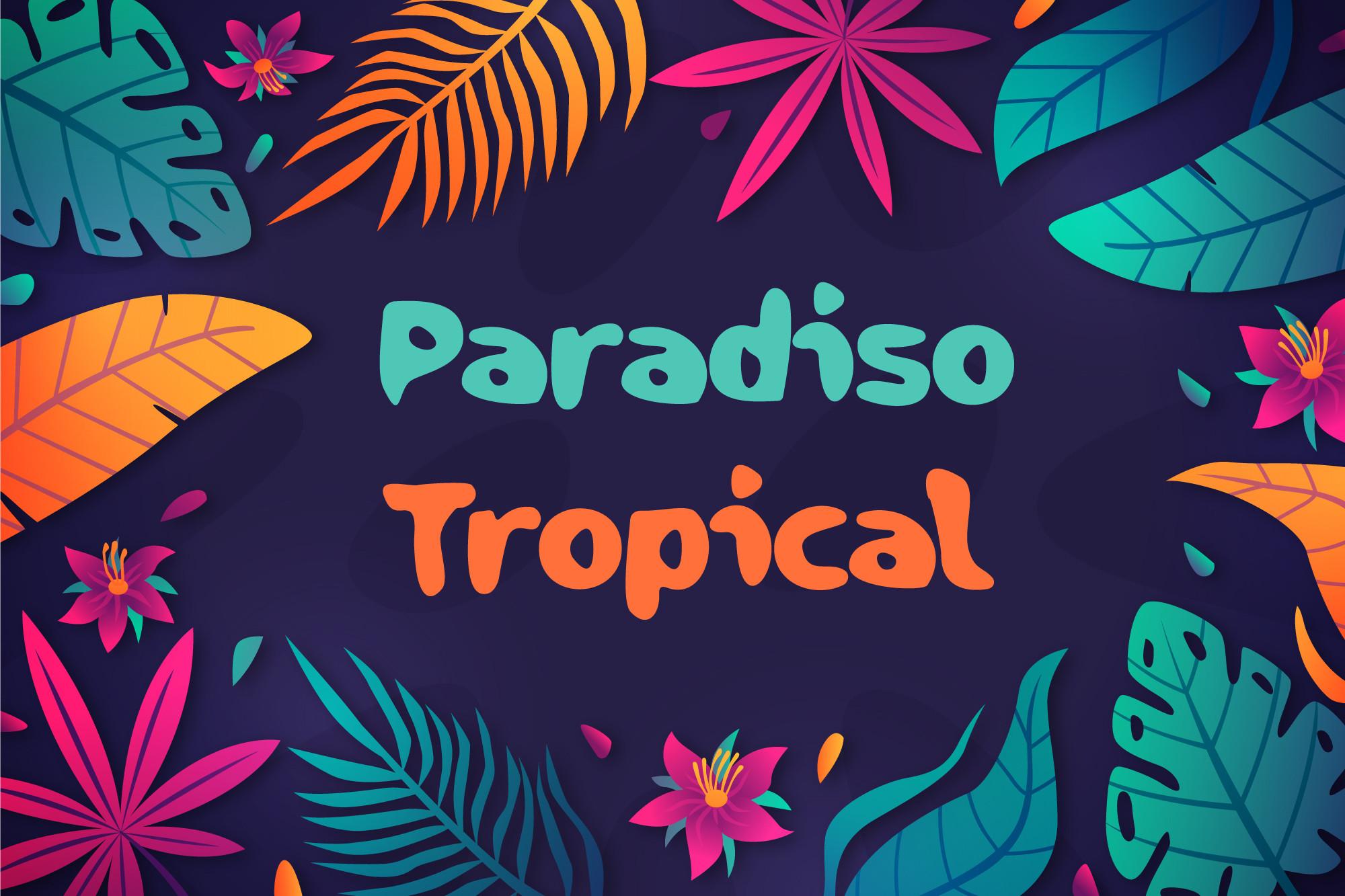 Paradiso Tropical Font