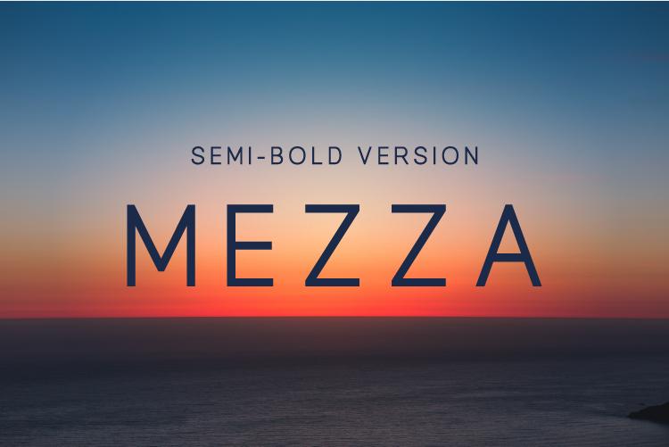 Mezza Semi Bold Font