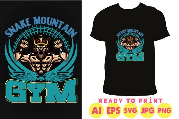 Gym T-shirt Design Vector