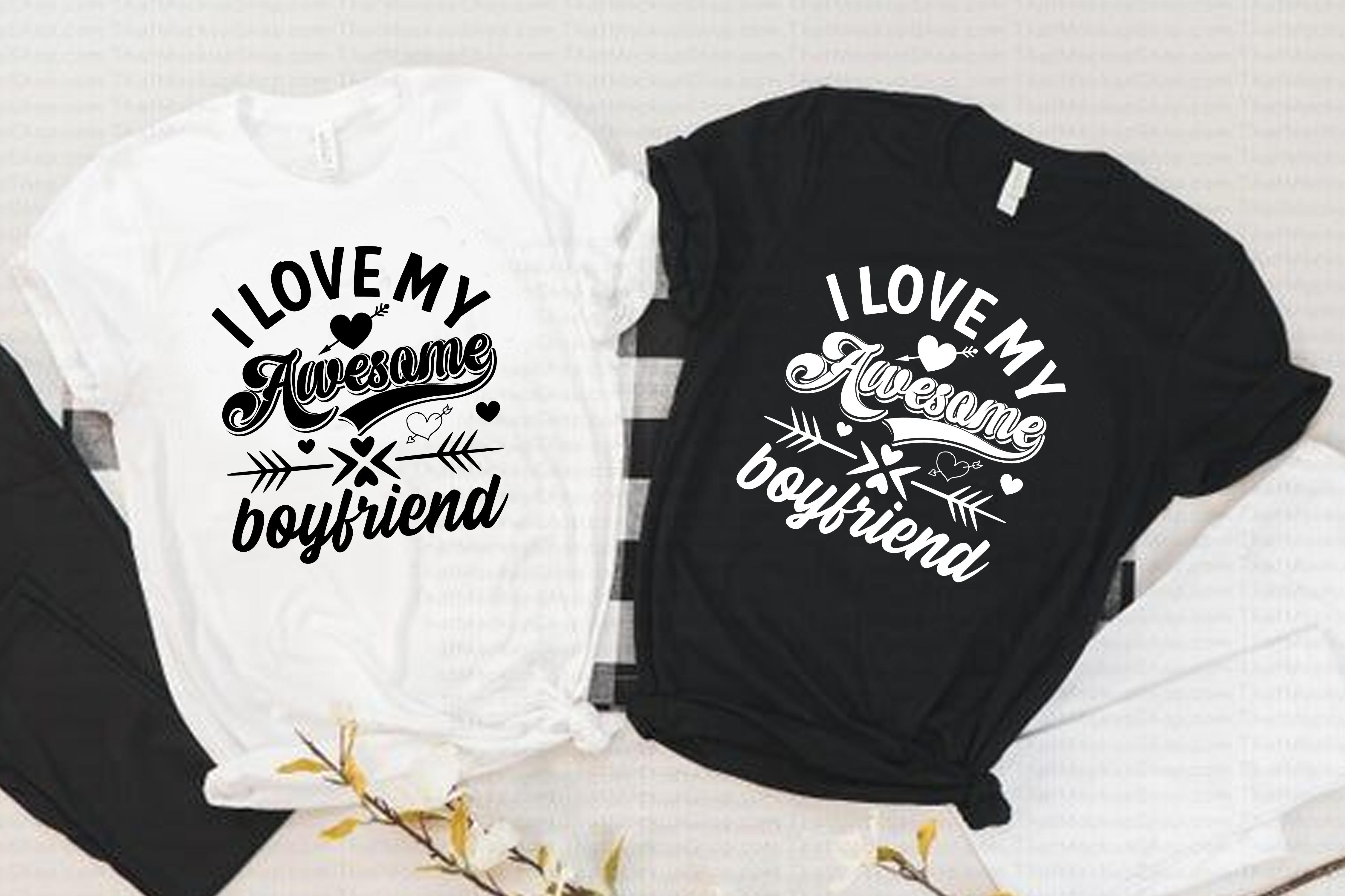 I Love My Awesome Valentine T-Shirt