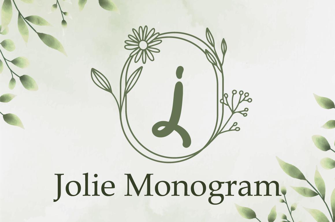 Jolie Monogram Font