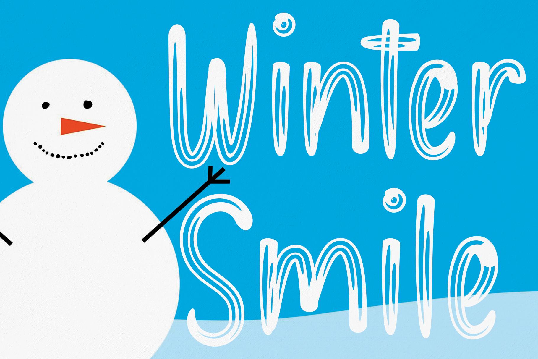 Winter Smile Font