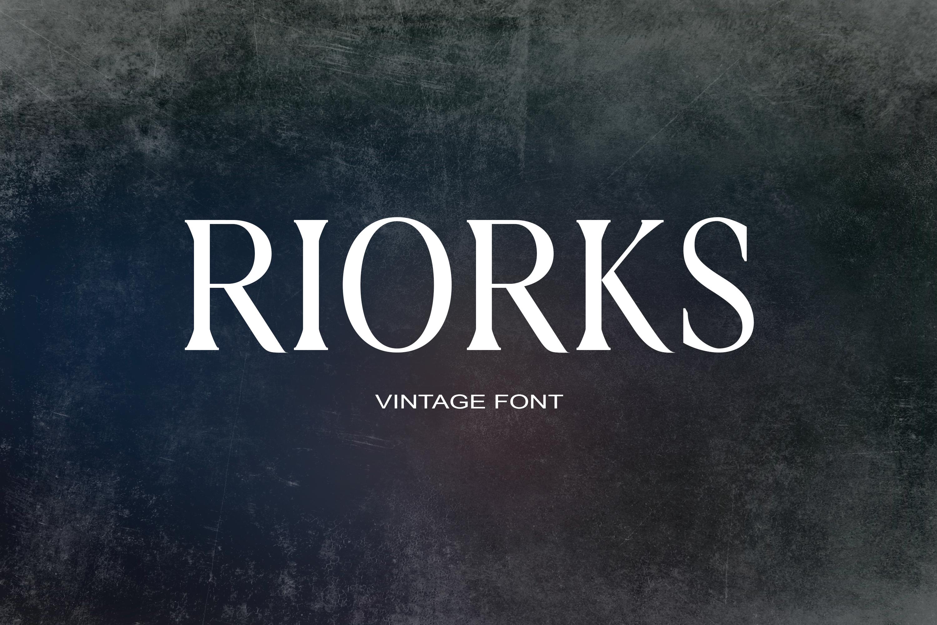 Riorks Font