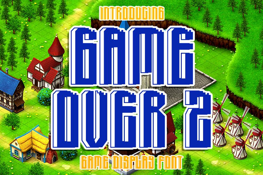 Game over 2 Font