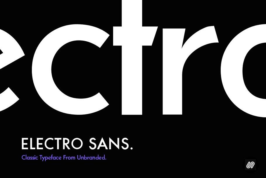 Electro Sans Font