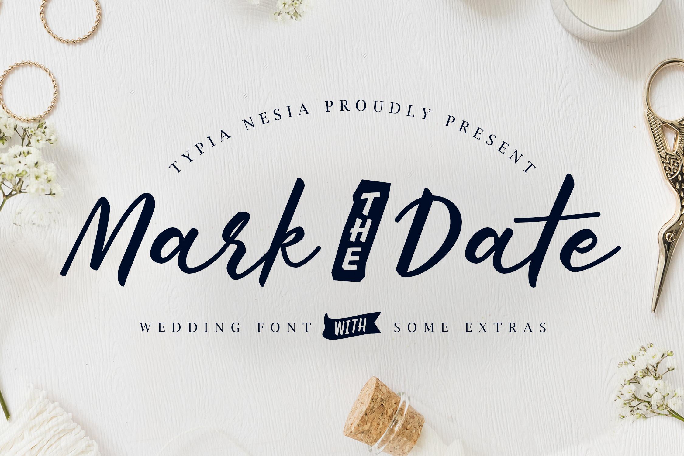 Mark the Date Font