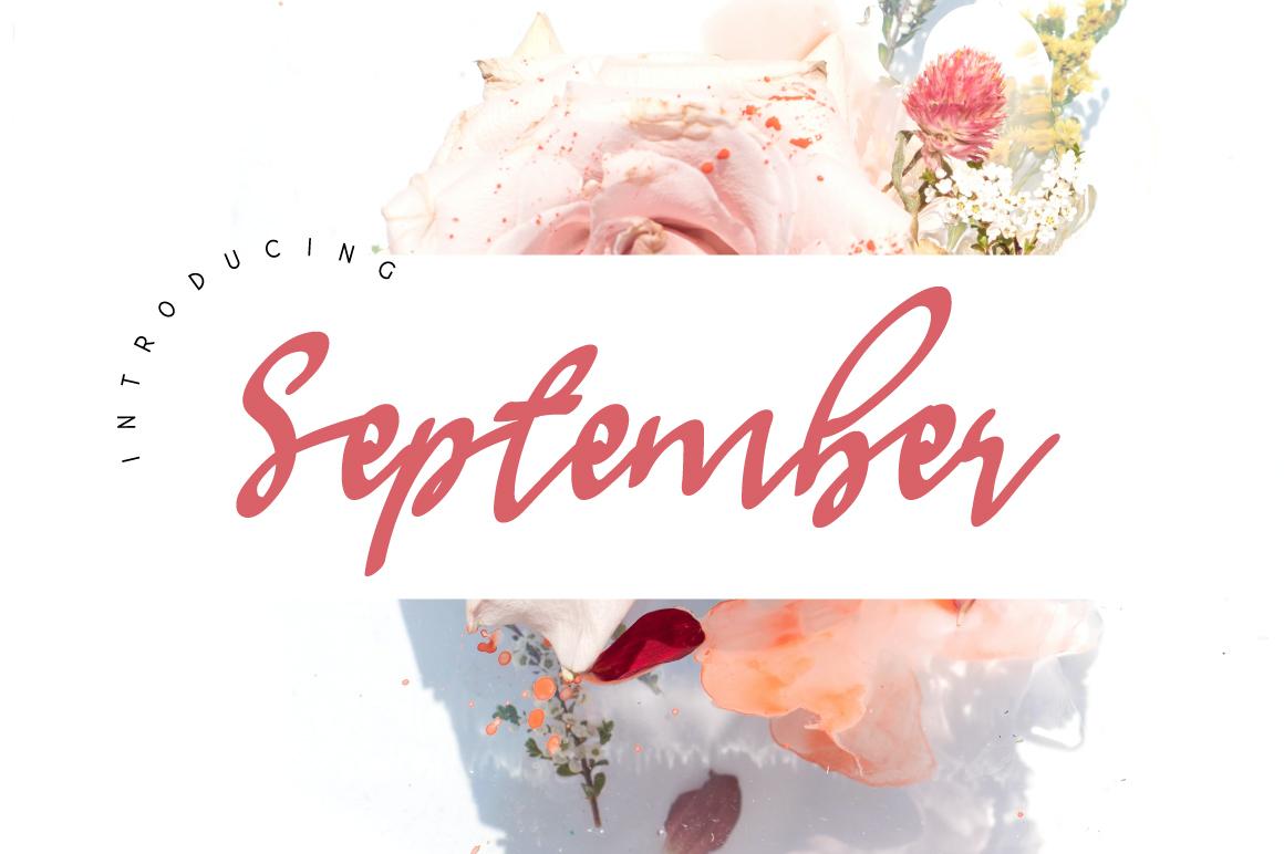 September Font