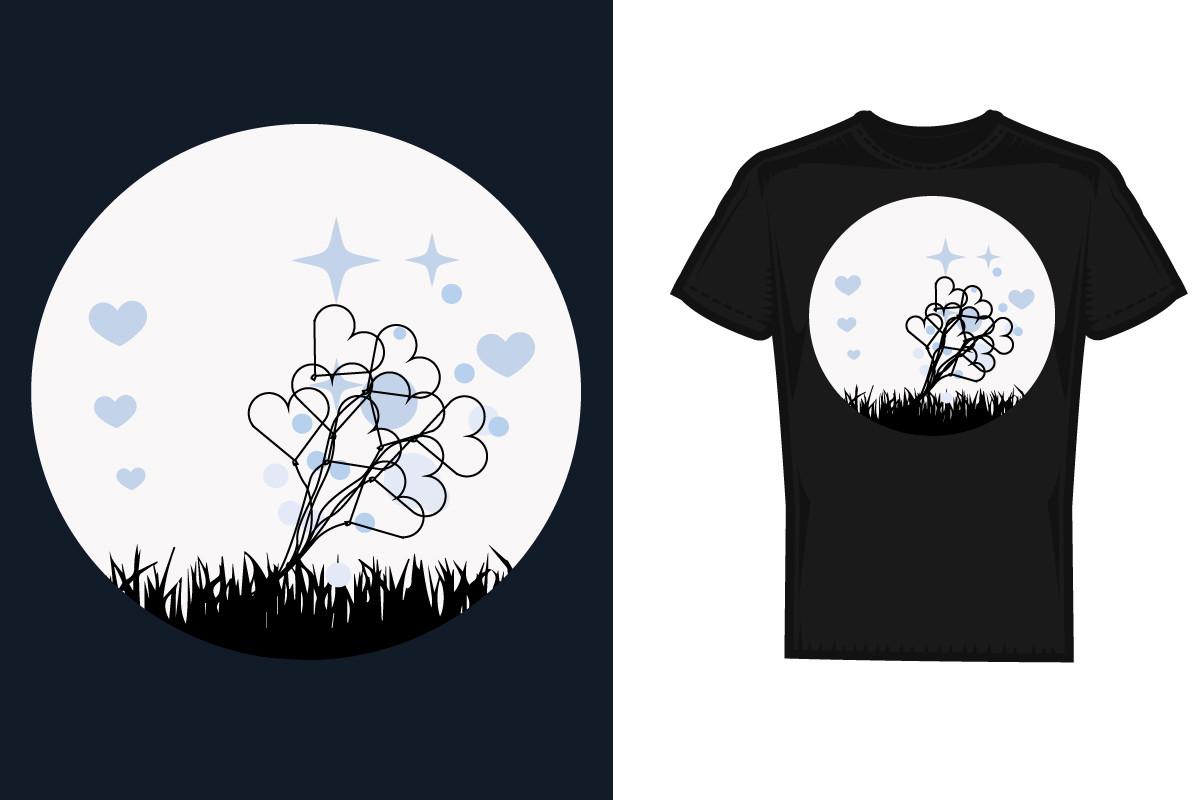 Valentine-Valentines Day T-shirt Design