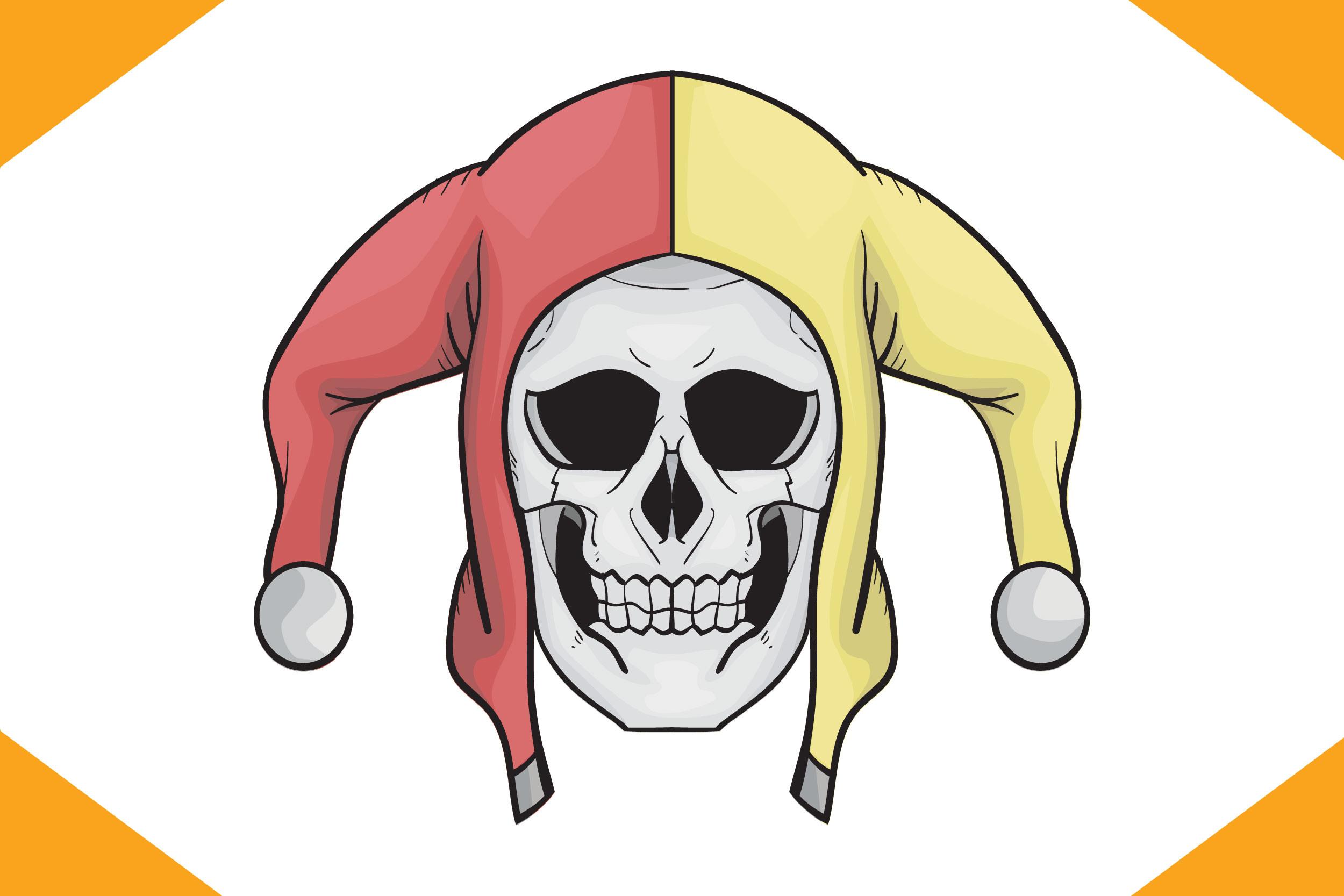Skull Jester Vectorart