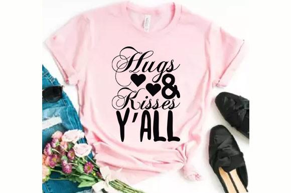 Valentine Svg Design, Hugs & Kisses