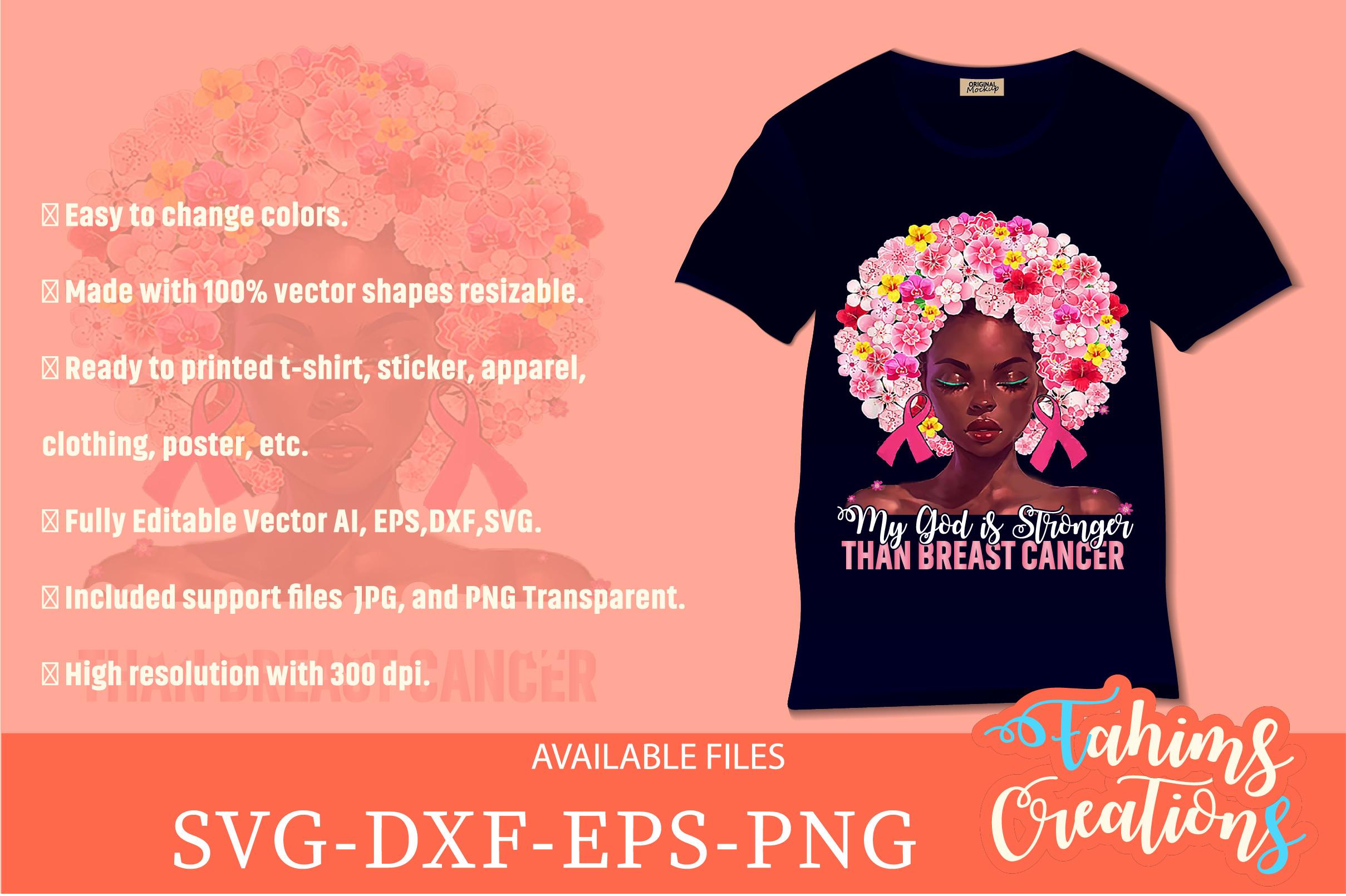 Breast Cancer T Shirt Design Vector