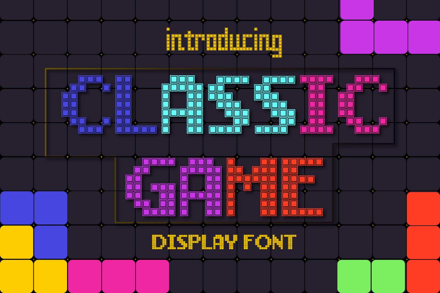 Classic Game Font