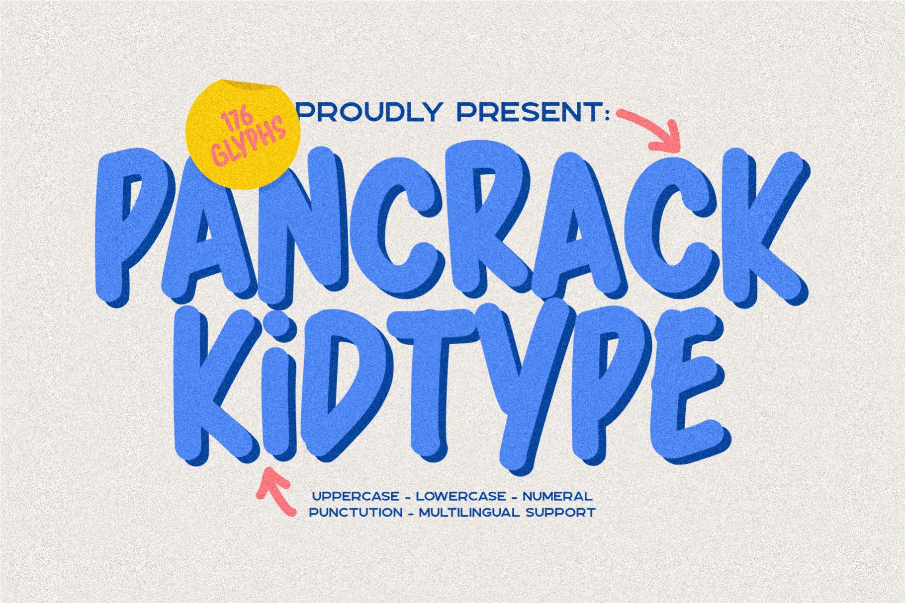 Pancrack Kidtype Font