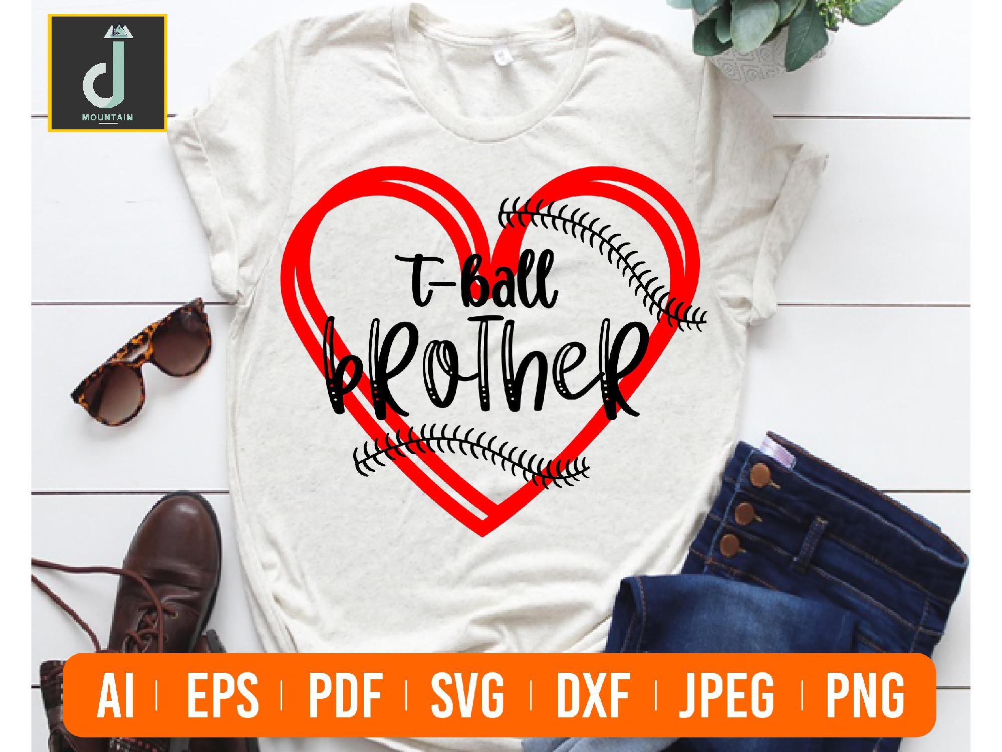 T Ball Brother Svg Design