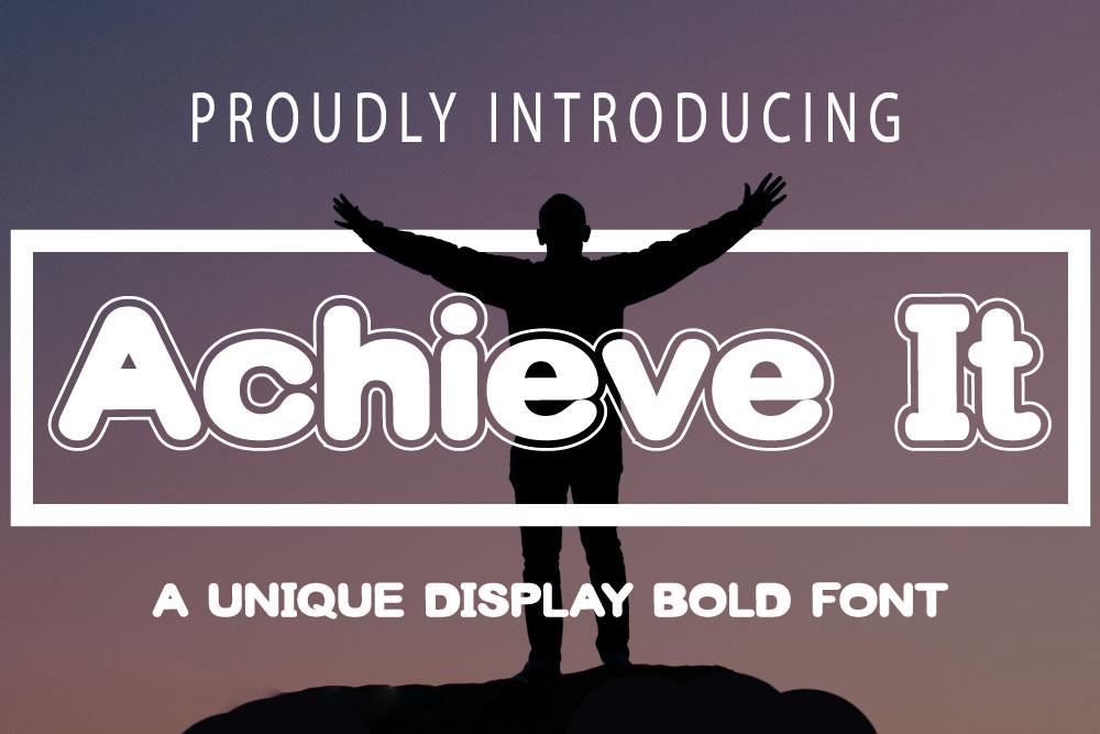 Achieve It Font
