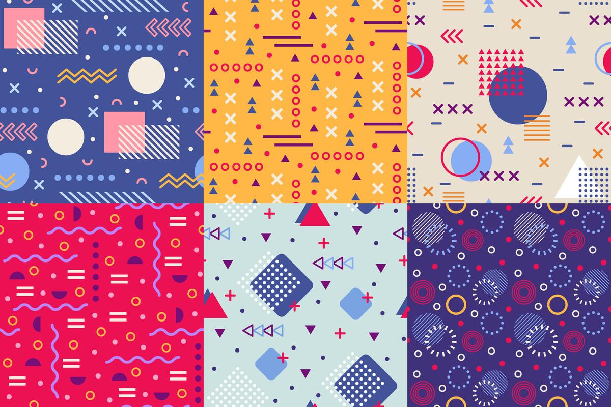 Memphis Funky Pattern
