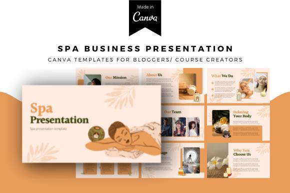 Spa Presentation Canva Template