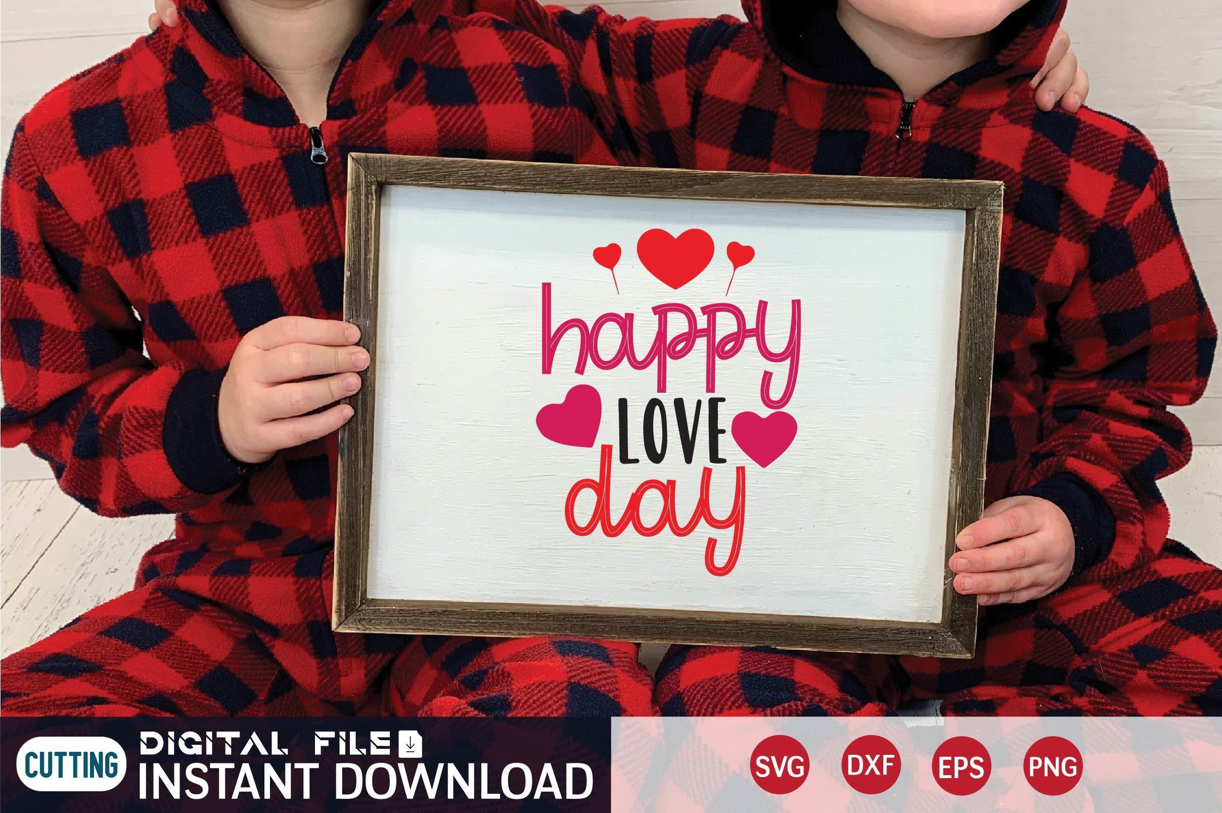 Love Svg Design Happy Love Day