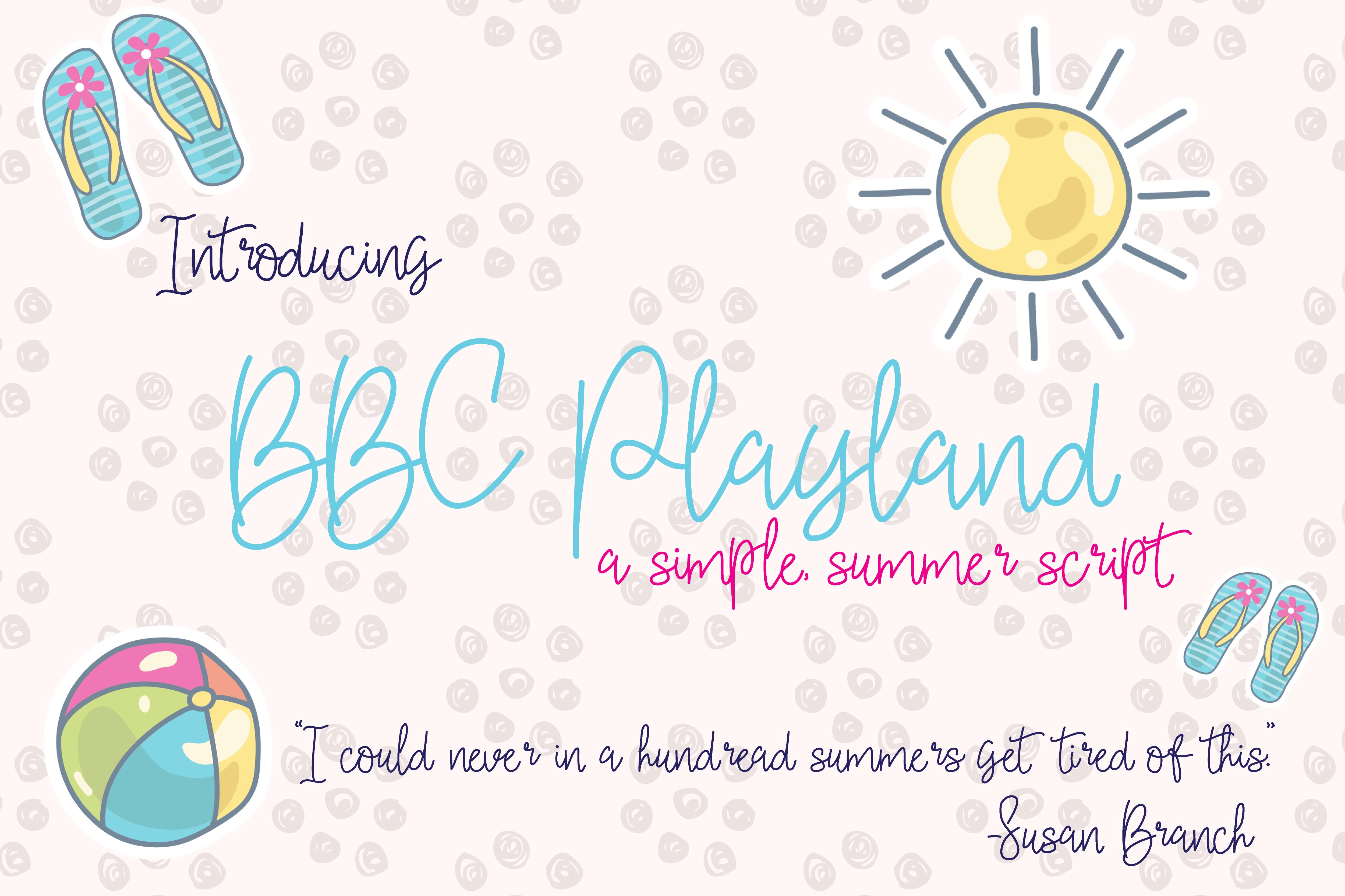 BBC Playland Font